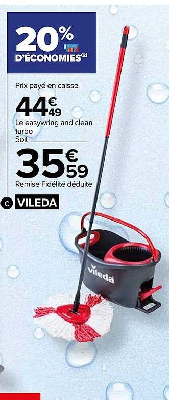 Promo Le Easywring And Clean Turbo Vileda Chez Carrefour Icatalogue Fr