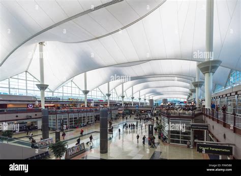 Denver Airport, Colorado USA Stock Photo - Alamy