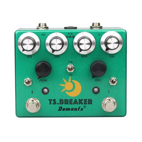 Demonfx TS BREAKER Guitar Effect Pedal Dual Overdrive Combined BLUES