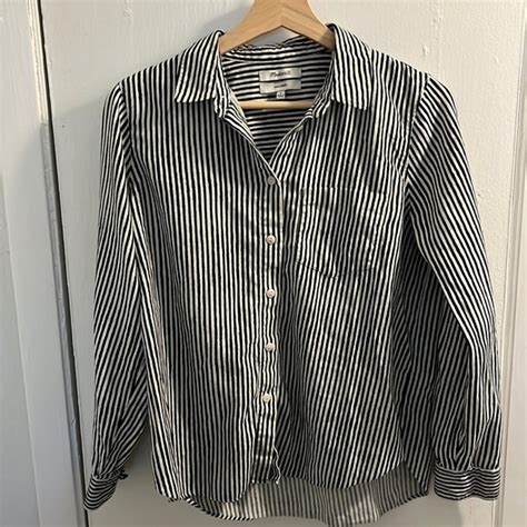 Madewell Tops Madewell Stripped Button Down Poshmark