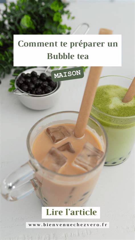 Prépare Un Bubble Tea Maison Avec Kit Perles Thé Et Lait