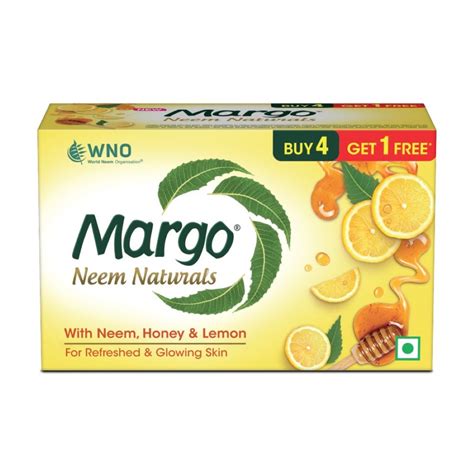 Margo Natural Neem Honey Lemon G Soap G G Free