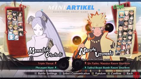 Membuka Karakter Naruto Shippuden Ultimate Ninja Storm 4