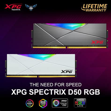 Promo Adata Xpg Spectrix D Rgb Ddr Gb Kit Mhz X Gb Ram