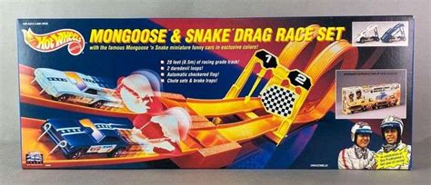 Hot Wheels Mongoose And Snake Drag Race Set Matthew Bullock Auctioneers