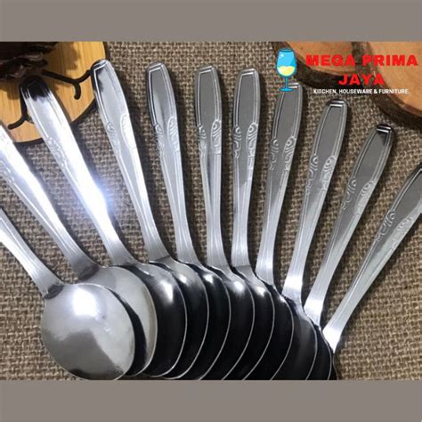 Jual Sendok Makan Stainless 12pcs Sendok Makan 1 Lusin Sendok Makan