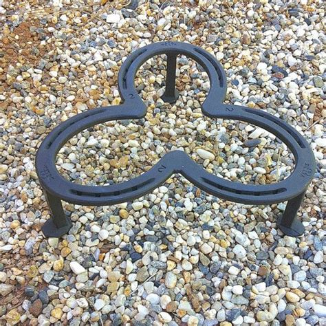 Horseshoe Campfire Trivet Campfire Camping Vacations Trivet