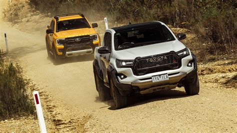 Ford Ranger Wildtrak Vs Toyota Hilux Gr Sport Comparison Review