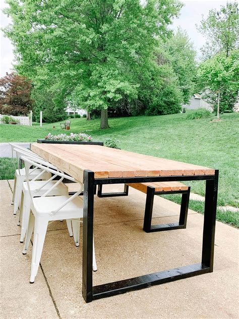 15 Brilliant Diy Outdoor Dining Table Designs That Will Save You Money