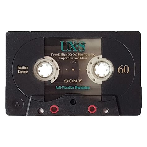 Sony Ux S Chrome Blank Audio Cassette Tapes Retro Style Media