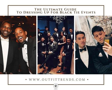 Men S Black Tie Dress Code Outfits For Black Tie Events