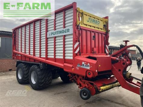 Pöttinger jumbo 6600 d combi platform trailer for sale Germany De 49429