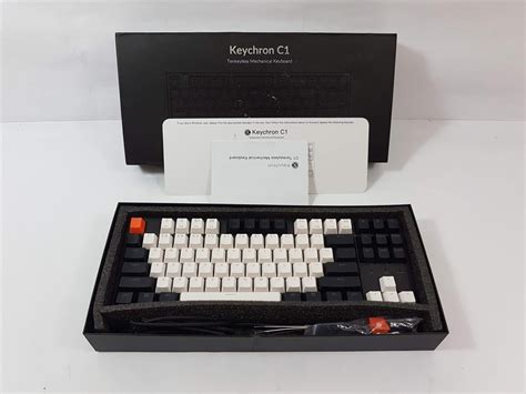 Hern Kl Vesnice Keychron C Tkl Gateron Hot Swappable Red Switch Mech Aukro