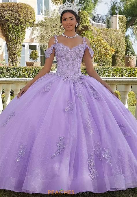 Vizcaya Quinceanera 89422 Dress Peaches Boutique Ball Gowns Purple