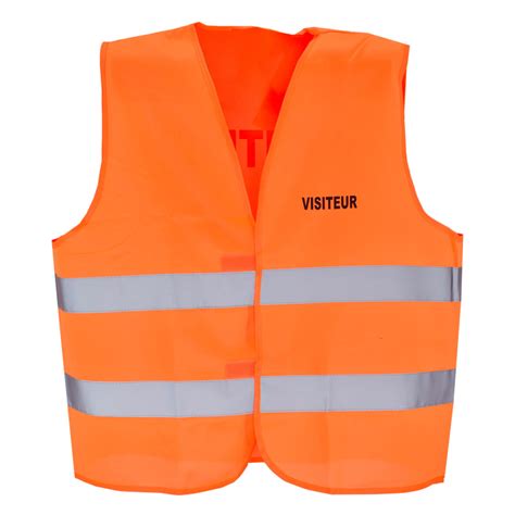 Gilet Visiteur Fluo Gilets Haute Visibilit Personnalis S