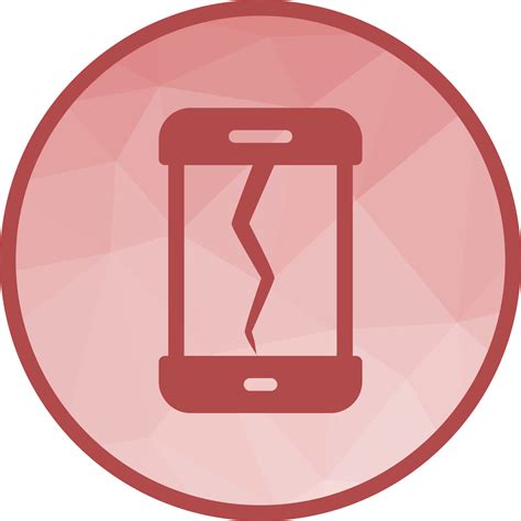 Broken Cell Phone Low Poly Background Icon 16689876 Vector Art at Vecteezy