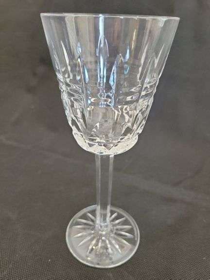 Wedgwood Crystal Wine Glass 8 T Curran Miller Auction And Realty Inc