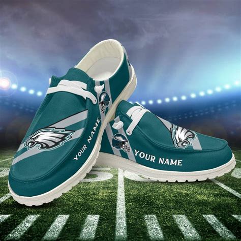 Philadelphia Eagles H D Shoes Hey Dude Shoes Personalized Your Name