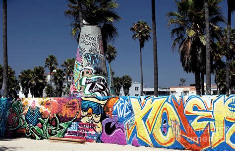 Venice Beach Graffiti Photograph by John Rizzuto