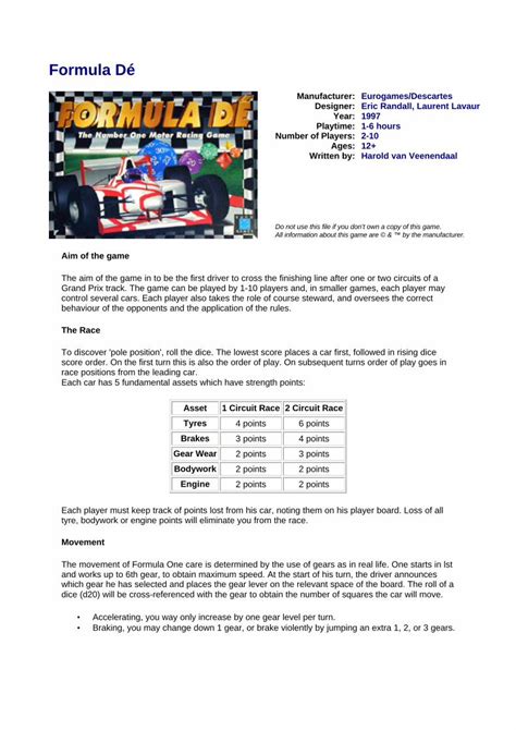 PDF Formula De Rulebook DOKUMEN TIPS