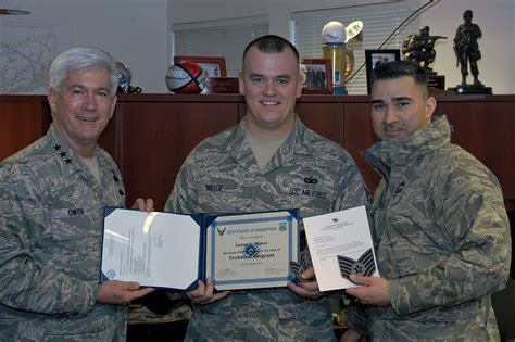 Two Wright Patt Airmen Receive Surprise Promotions Before Holidays