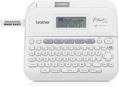 Brother P Touch PT D410 Étiqueteuse avancée pour maison bureau Se