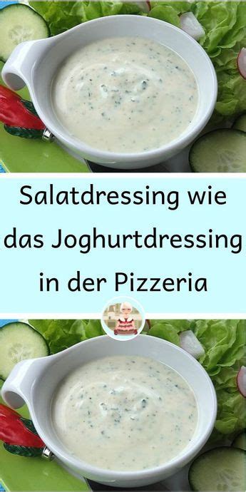 Salatdressing Wie Das Joghurtdressing In Der Pizzeria Omas