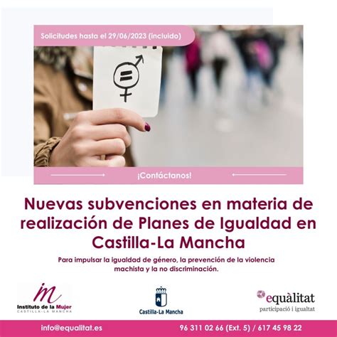 Subvenciones Para Planes Estratégicos De Igualdad De Castilla La Mancha