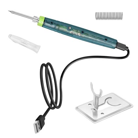 Qiya Portable Usb Soldering Iron Electric Heating Tools Indicator Light