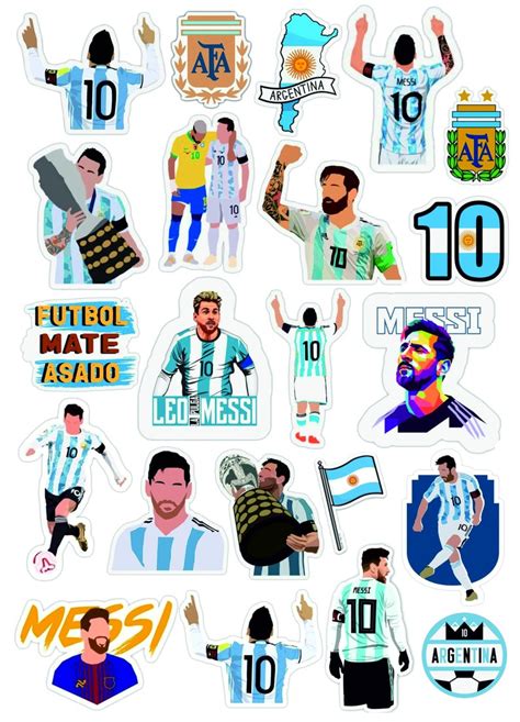 Autocollant Lionel Messi Autocollants Coupe Du Monde De Etsy France