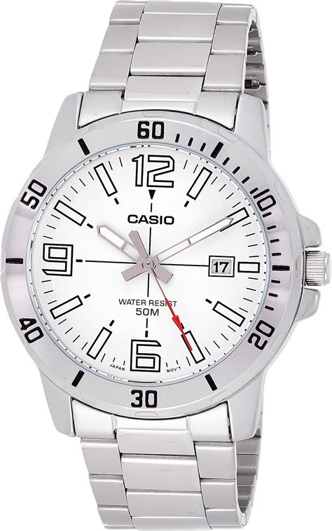 Casio Mtp Vd D E V Men S Enticer Stainless Steel Black Dial Casual