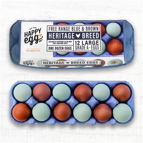 Happy Egg Co. Announces Availability of True Blue & Brown Heritage Breed Eggs - Happy Egg Co