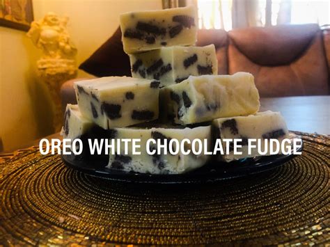 Oreo White Chocolate Fudge Recipe Deepali Ohri