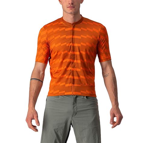 Maillot Castelli Unlimited Sterrato Manga Corta Naranja Deporvillage