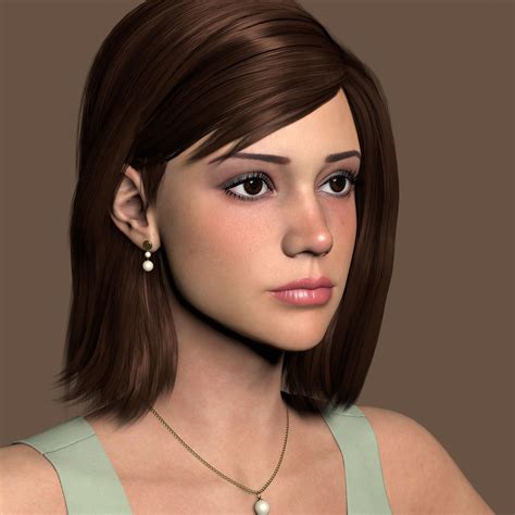 Teenage Girl 3d Model Cgtrader