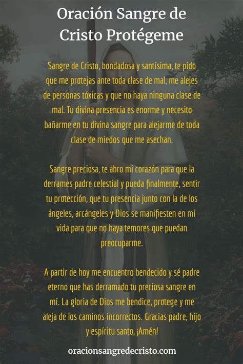 Oración a la sangre preciosa de Jesucristo protección y bendición