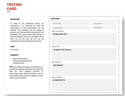 testing card ejercicio testing card definition time mindsets test