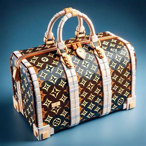 Lego Louis Vuitton Weekender Bag Designed By Emma Cappa In Lego