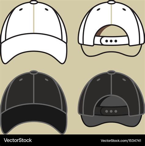 Baseball Cap Royalty Free Vector Image VectorStock