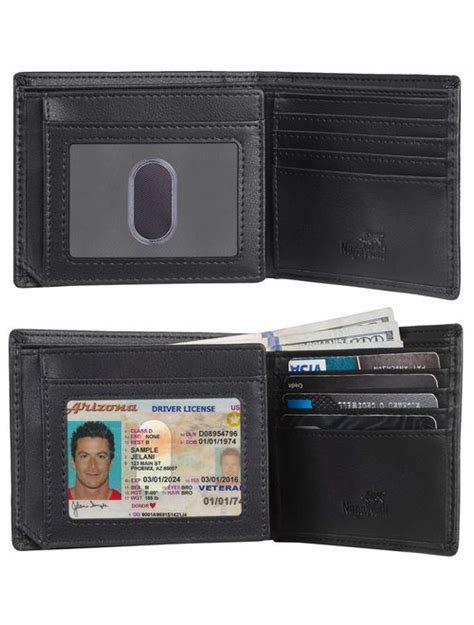 Buy Toughergun Rfid Blocking Trifold Bifold Mens Wallet Slots Extra