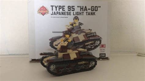 Brickmania Type 95 Ha Go Light Tank Review Youtube