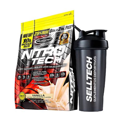 Proteína Muscletech Nitro Tech Performance 10 Lb Vainilla Oechsle Oechsle