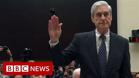 Robert Mueller Opening Statement In Full Bbc News Youtube