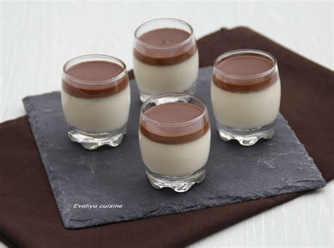 Panna Cotta Vanille Chocolat Evaliya Cuisine