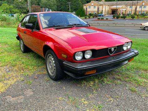 1981 Alfa Romeo Gtv6 Red With Black Interior No Reserve Gtv 6 Classic Alfa Romeo Gtv 6 1981