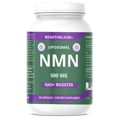 NMN 500mg 90 Capsules - Natural Care for IBS/IBD, Auto-Immunity and Cancers