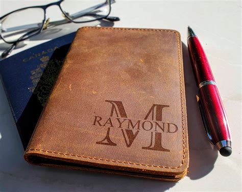 Custom Passport Cover, Personalized Passport Holders, Engraved Passport