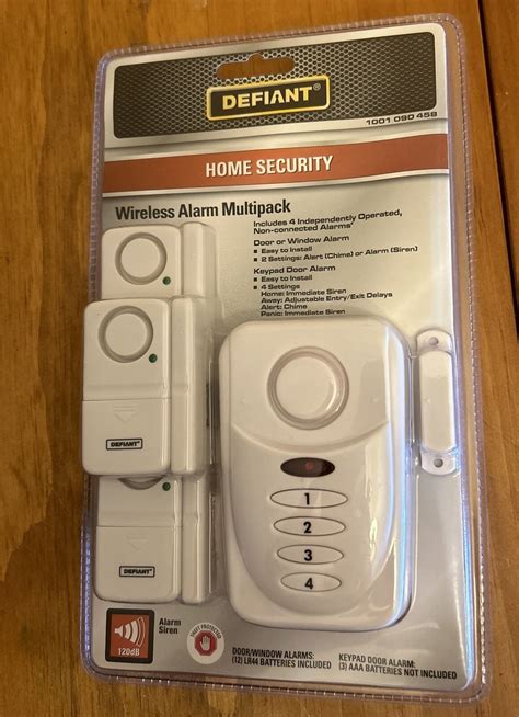 Defiant Wireless Home Security Door Window Alarm Kit Multipack Sealed Ebay