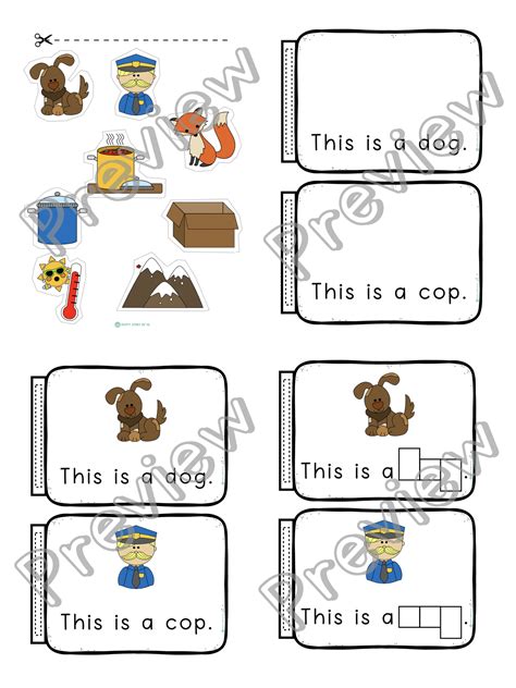 Blending CVC Words With Short O Vowel Sounds Activities And Mini Book