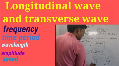 Longitudinal Wave And Transverse Wave Basiceducationindia Wavelength Frequency Speed Of Sound